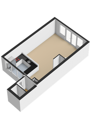 Floorplan - Paulus Potterstraat 40, 3751 VB Bunschoten-Spakenburg